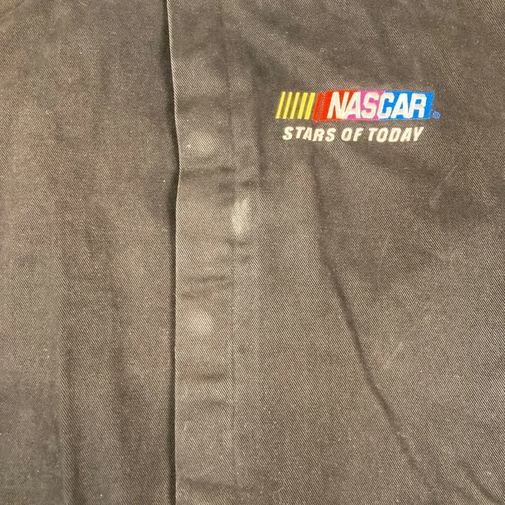 Chase Authentics NASCAR Stars of Today Racing Jacket XL Black Cotton‎ Twill Snap